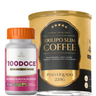 Combo SEM DIABETES - 100LIPO SLIM COFFEE & 100DOCE